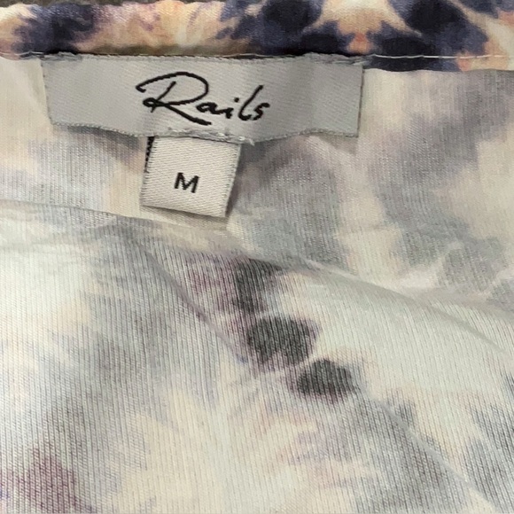 RAILS EMMALINE Mini DRESS - IRIS SHIBORI Print Size Medium - Picture 8 of 11